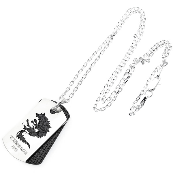 ウルフマンBRS ネックレス ペンダント】WOLFMAN B.R.S ブラックウルフ