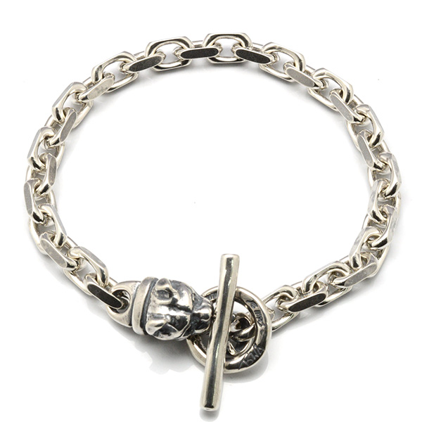 ビルウォールレザー Bill Wall Leather Square Chain Link w/Dog