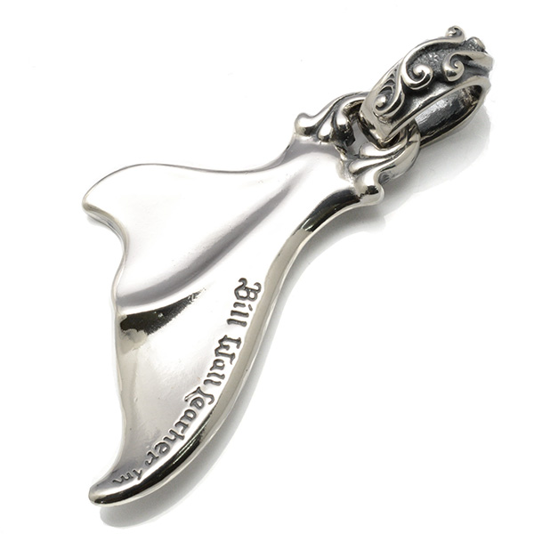 ビルウォールレザー Bill Wall Leather Large Whale Tail Pendant