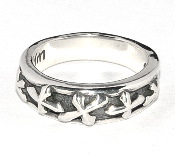 ビルウォールレザー Bill Wall Leather Lucky Cross Ring ラッキー
