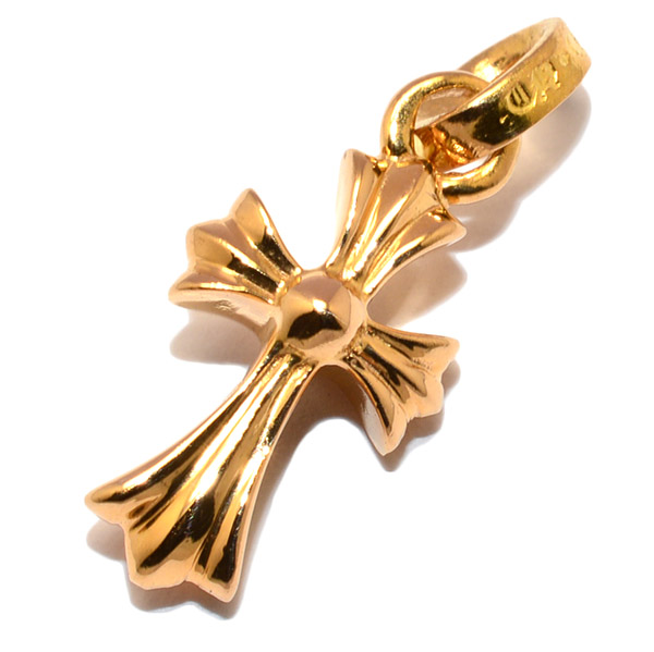 クロムハーツ CHROME HEARTS 22Kゴールド CHクロス ベイビーファット