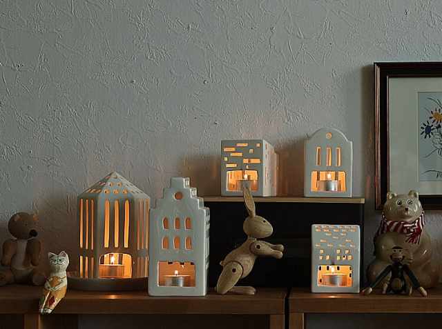 Kahler Urbania（ケーラー アーバニア）キャンドルホルダー ブラック