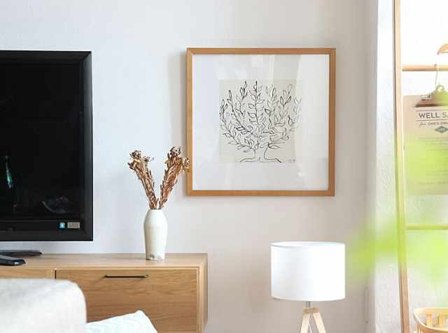 アートポスター Henri Matisse「低木」 ナチュラルフレーム｜北欧