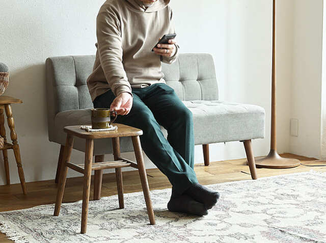 2人掛けソファー mild（ミルド）グレータイプ｜北欧・ヴィンテージ