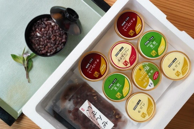 古蓮アイスクリーム【ギフトセットB】アイス8個、冷凍善哉2個《送料込み》