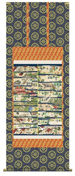 掛け軸 親鸞聖人御絵伝 尺五・あんどん