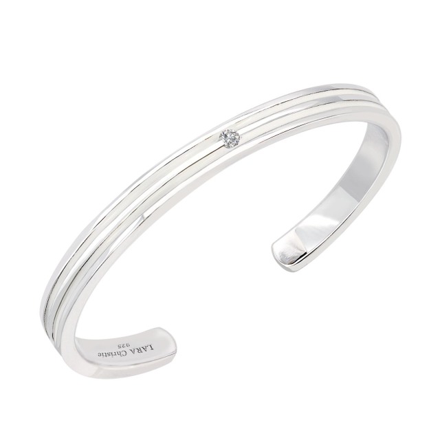 バングル レディース シルバー925 sv925 銀 オリンピア b3049-w