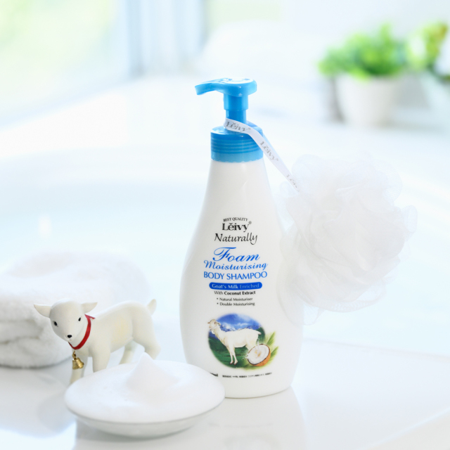 レイヴィーフォームボディシャンプーゴートミルク1000ml｜Leivy