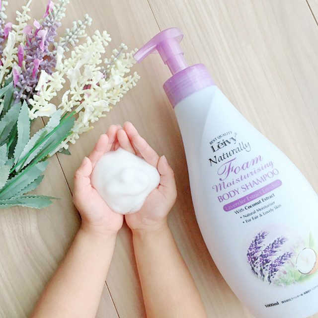 レイヴィーフォームボディシャンプーラベンダー詰替え用900ml｜Leivy