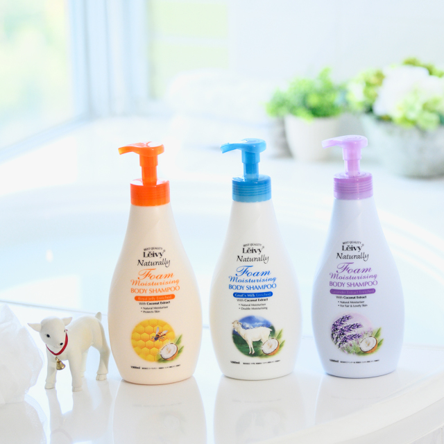 レイヴィーフォームボディシャンプーゴートミルク1000ml｜Leivy