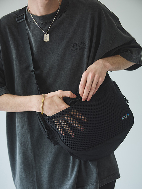 SEDAN ALL-PURPOSE MESH SHOULDER BAG