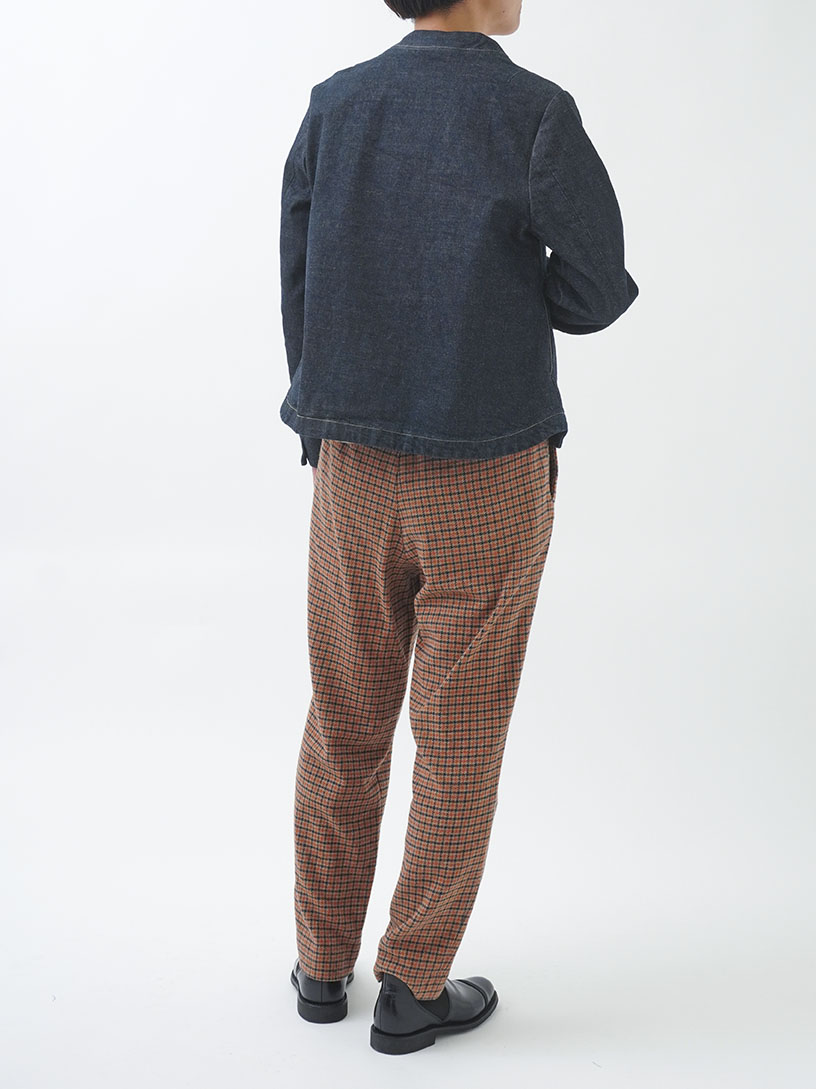 13.5ozストレッチデニムボトル衿ブルゾン パラスパレス