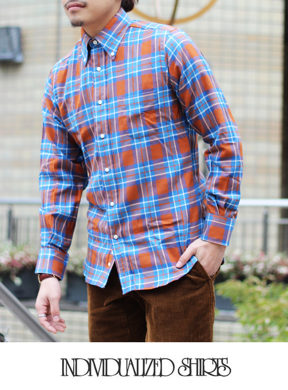 INDIVIDUALIZED SHIRTS インディヴィジュアライズドシャツ CHECK MIX