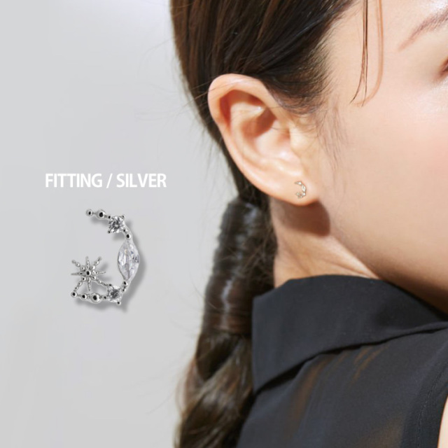 ボディピアス Soeur de Nana シャインジュエルムーンバーベル/20G