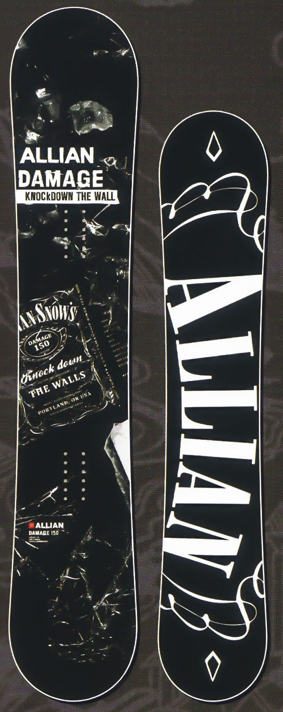 アライアン（ALLIAN）【DAMAGE】 17-18スノーボード 2018年 | 横浜