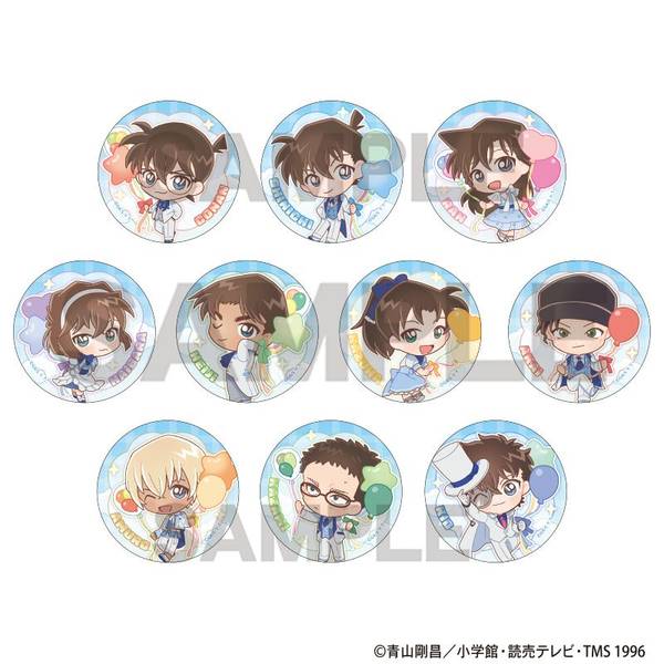 名探偵コナン トレーディング缶バッジ バルーン ミニキャラ 10個入BOX