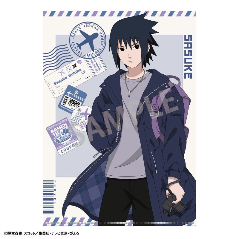 NARUTO-ナルト- 疾風伝 A4シングルクリアファイル うちはサスケ