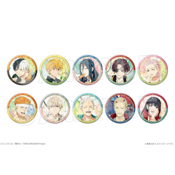 TVアニメ『WIND BREAKER』 トレーディングホログラム缶バッジ 10個入