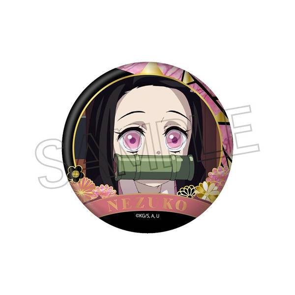 鬼滅の刃 螺鈿風シリーズ 缶バッジ Vol.4 竈門禰豆子 | 4571653541302