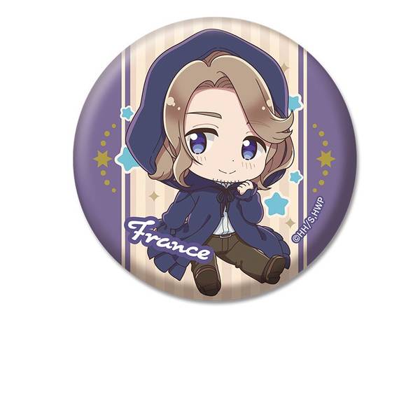ヘタリア World☆Stars ぺたん娘缶バッジ フランス | 4573661601115