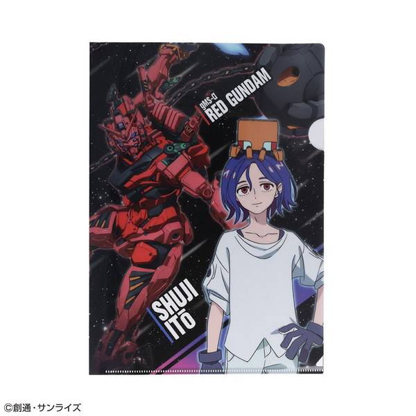クリアファイル 機動戦士Gundam GQuuuuuuX シュウジ・イトウ＆赤い