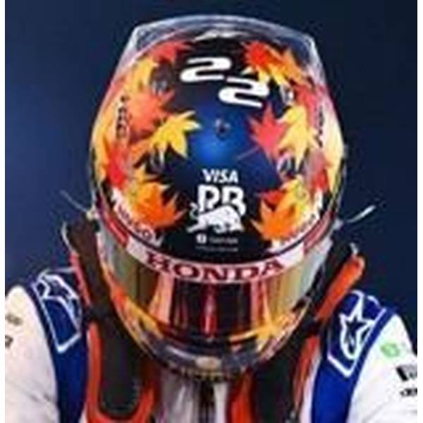 スパーク 1/5 ドライバーズ・ヘルメット 2024 F1 角田裕毅 完成品