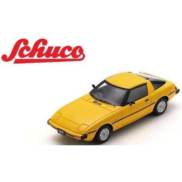 シュコー 1/43 マツダ サバンナ RX-7 1978-85 イエロー 完成品ミニカー