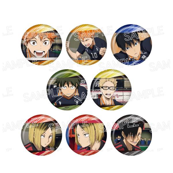 ハイキュー!! シャインシリーズ キラキラ缶バッジ 6個入BOX