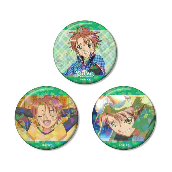 TVアニメ『しゅごキャラ！』結木 やや ホログラム缶バッジ3個セット