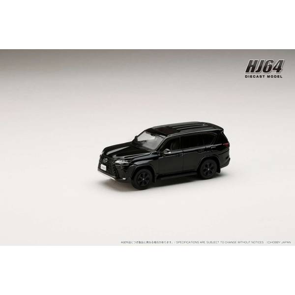 ホビージャパン 1/64 レクサス LX600 ブラック 完成品ミニカー HJ642061BK