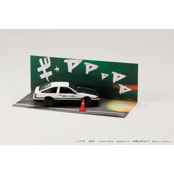 ホビージャパン 1/64 トヨタ スプリンタートレノ AE86 頭文字D 藤原