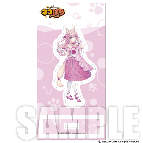 ネコぱら アクリルスタンド シナモン SAYORI ART WORKS Ver