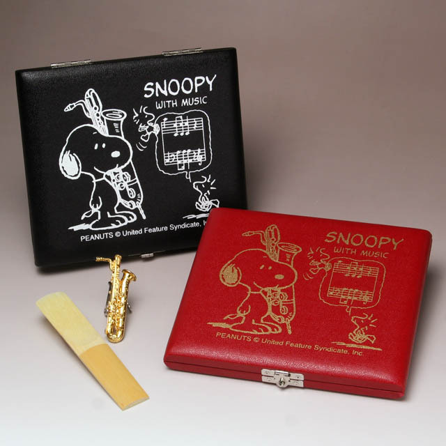 リードケース（5枚用） バリトンサックスとスヌーピー, SNOOPY with