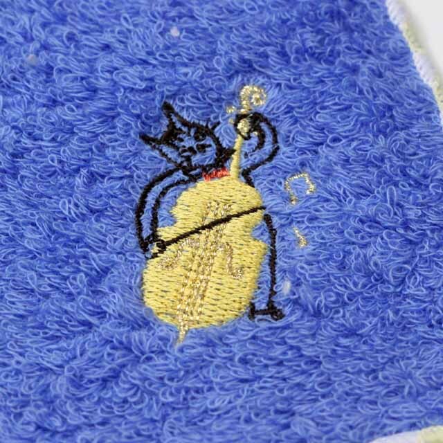 ShinziKatoh タオルハンカチ 《 賢治の旅〜セロ弾きのゴーシュ