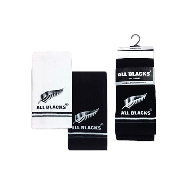 オールブラックス ジムタオル【2枚入り】