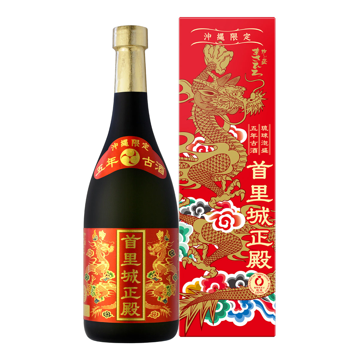 五年古酒 首里城正殿 赤 25度 720ml