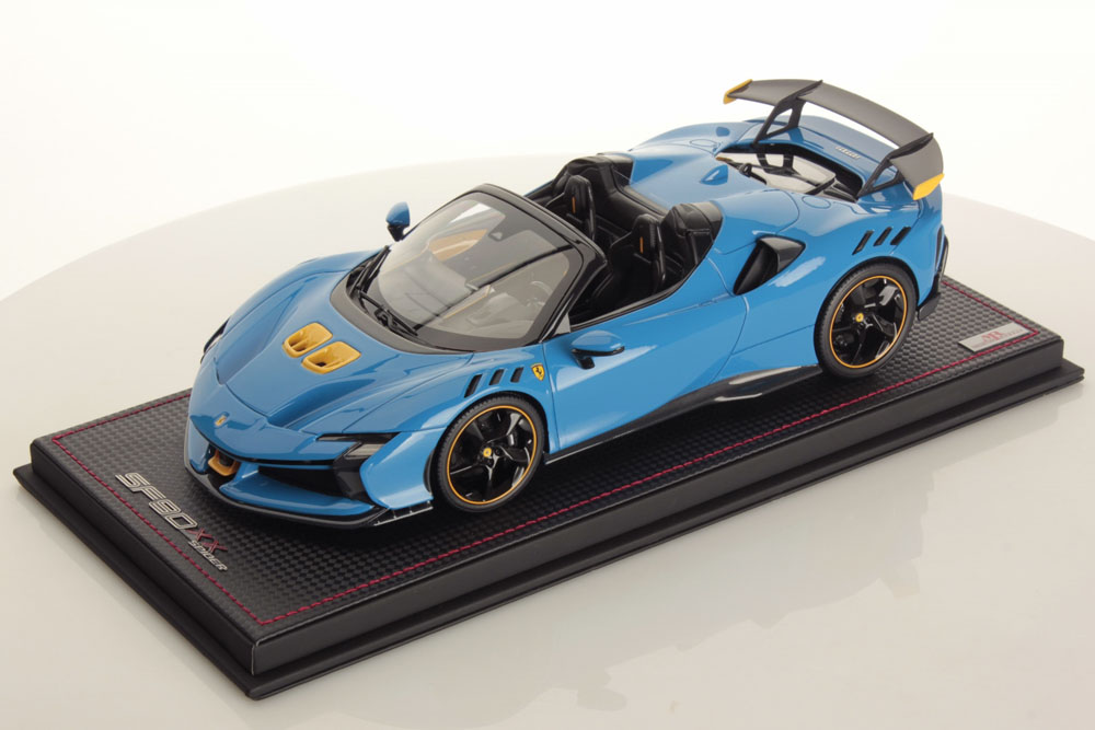 MR collection FE042A 1/18 Ferrari SF90 XX Spider Azzurro Dino