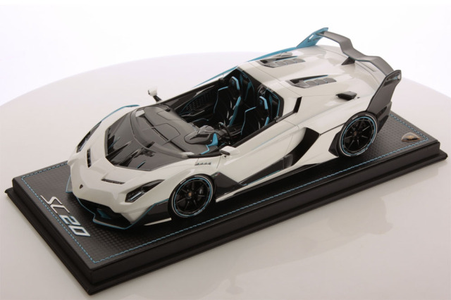 MR collection LAMBO049 1/18 Lamborghini SC20 Gloss White Limited