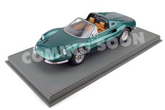 予約商品 ** BBR P18152E 1/18 Ferrari Dino 246 GTS 1972 Verde Pino
