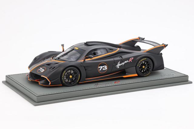 BBR P18218DV 1/18 Pagani Huayra R Matt Black Carbon / Matt Black