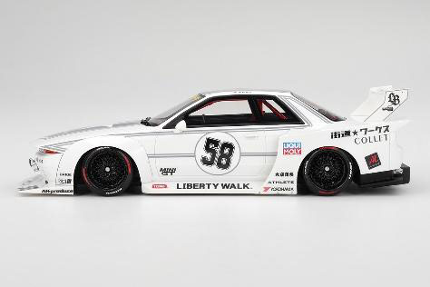 予約商品 ** TOP SPEED TS0695 1/18 LBWK Nissan GT-R32 Kaido Works
