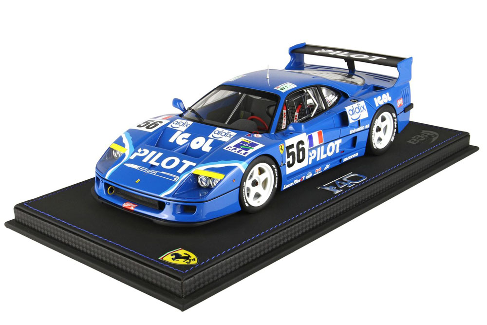BBR P18139HV 1/18 Ferrari F40 LM Le Mans 1996 Pilot n.56 Limited