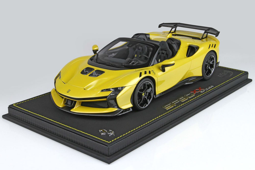 BBR P18238FV 1/18 Ferrari SF90XX Spider Giallo Montecarlo Limited