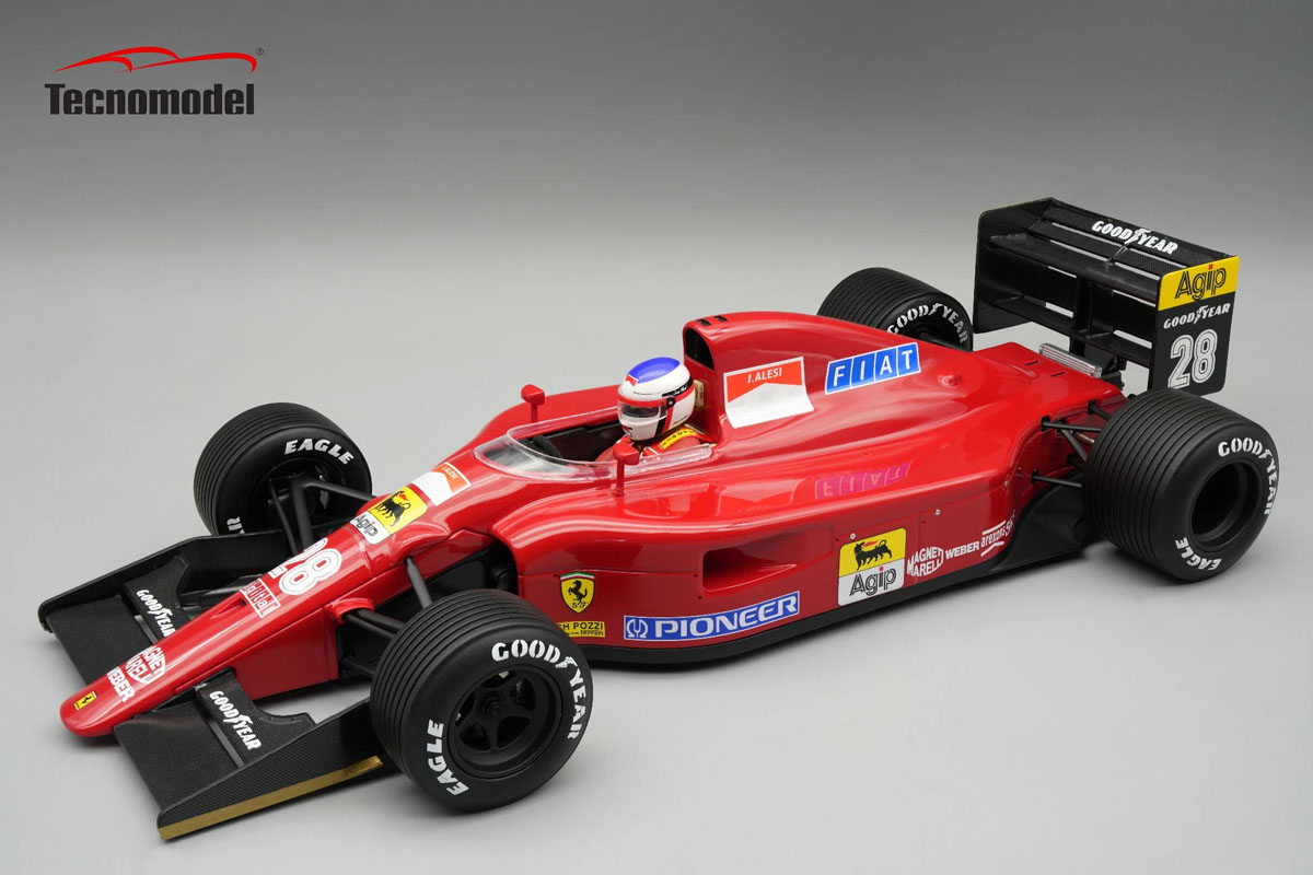 予約商品 ** Tecno Model TMD18-335A 1/18 Ferrari 642 F1 British GP