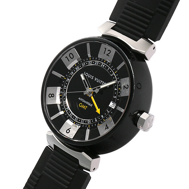 Q113K LOUIS VUITTON（ルイヴィトン） タンブール インブラック GMT