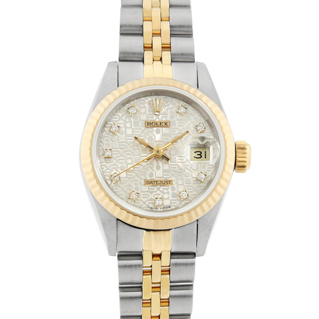 69173G シルバー ROLEX（ロレックス）デイトジャスト 10Pダイヤ 中古