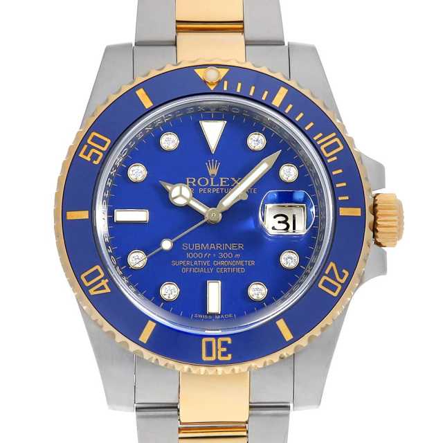 116613GLB ブルー ROLEX（ロレックス）サブマリーナ デイト 8Pダイヤ