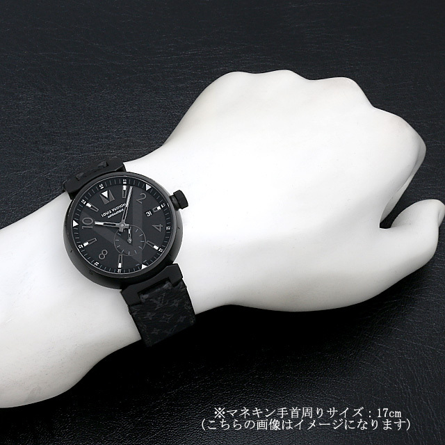 Q1D22Z LOUIS VUITTON（ルイヴィトン） タンブール オールブラック