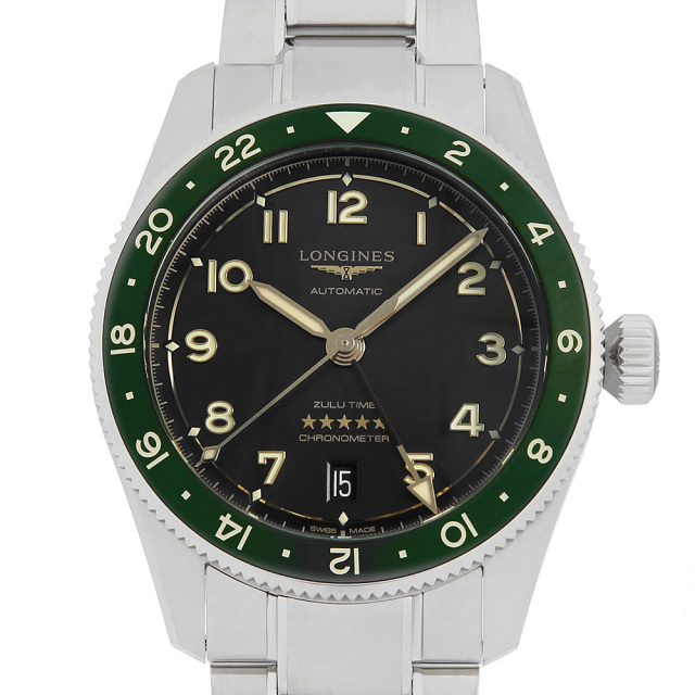 L3.802.4.63.6 ブラック LONGINES（ロンジン）スピリット ズールー