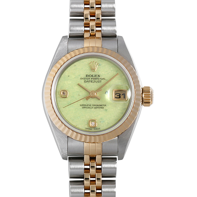 79173 2BR ROLEX（ロレックス） デイトジャスト 2Pダイヤ グリーン